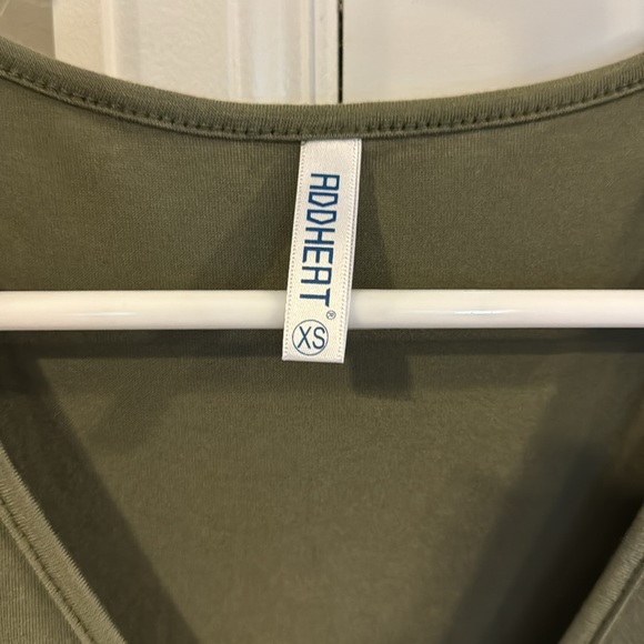 Addheat green faux wrap maxi dress size XS. - Picture 2 of 6